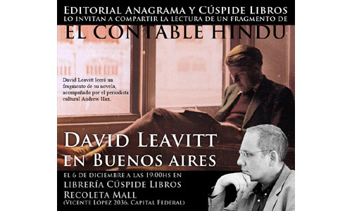 David Leavitt en Buenos Aires - Esteban Tolj